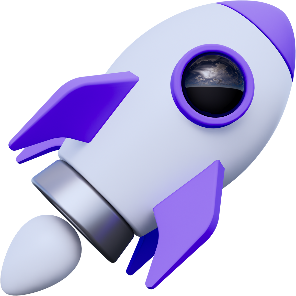 Rocket 3D Icon